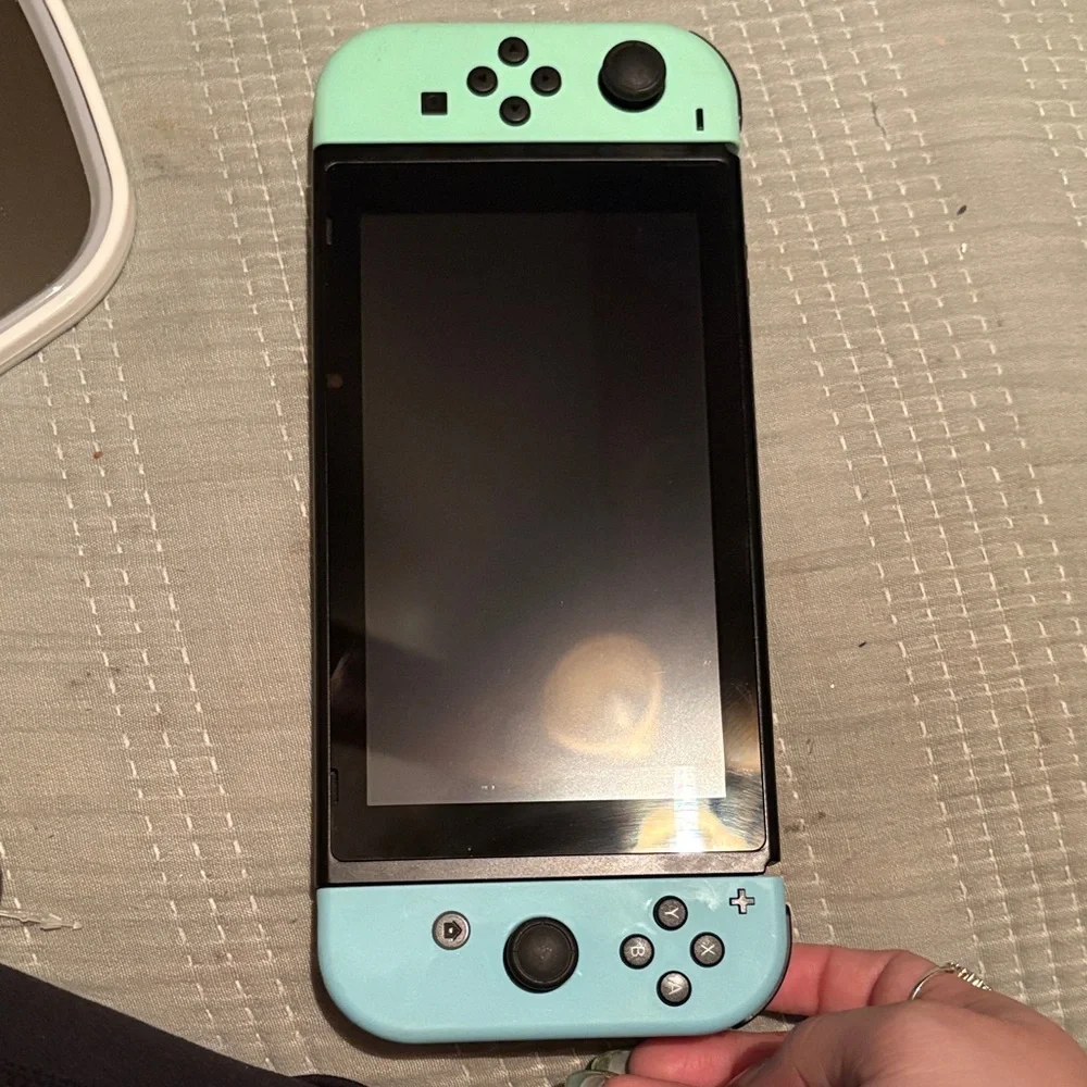 Nintendo Switch Console - Mint Green and Black